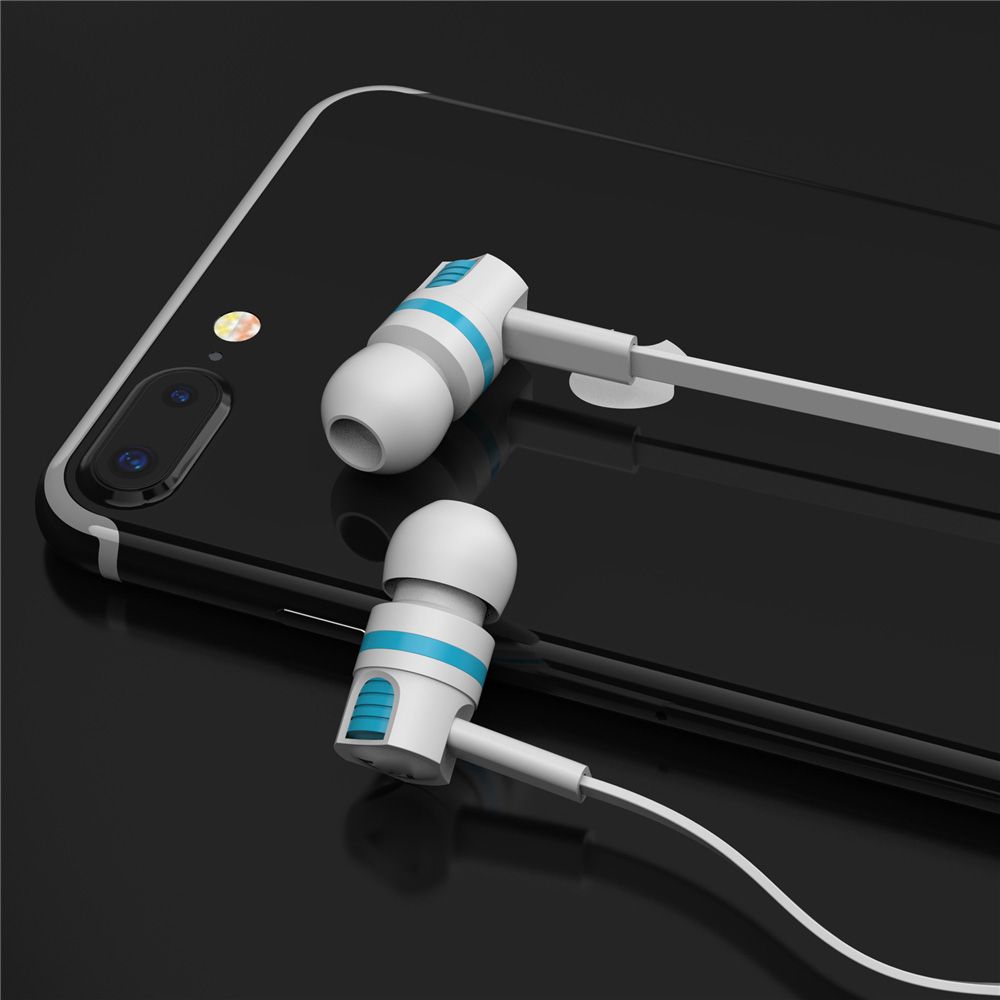 Wired In-ear Earphones Stereo Gaming Headset Headphones with In-line Control & Microphone for PSP iPhone iPad Android Smartphones Tablet PC Laptop