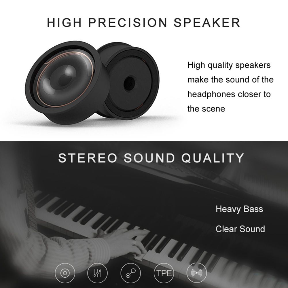 Wired In-ear Earphones Stereo Gaming Headset Headphones with In-line Control & Microphone for PSP iPhone iPad Android Smartphones Tablet PC Laptop