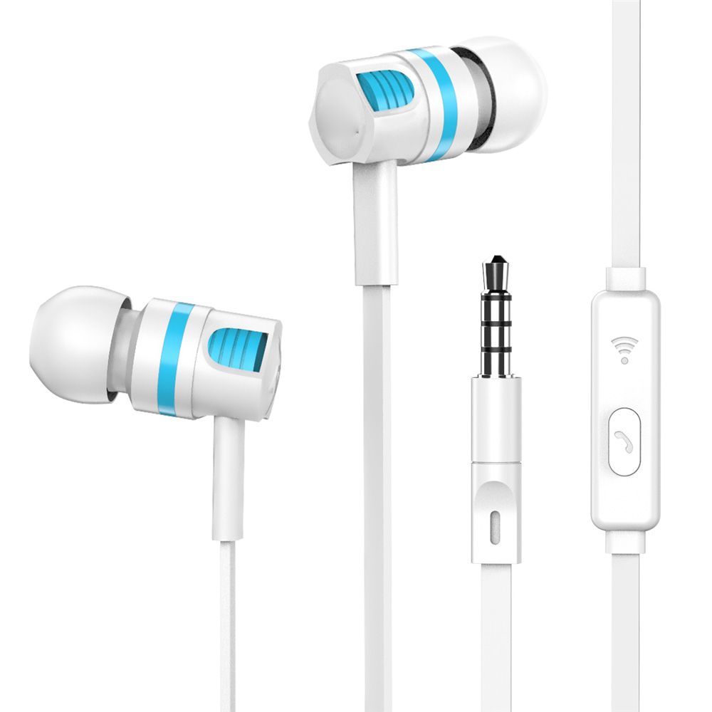 Wired In-ear Earphones Stereo Gaming Headset Headphones with In-line Control & Microphone for PSP iPhone iPad Android Smartphones Tablet PC Laptop
