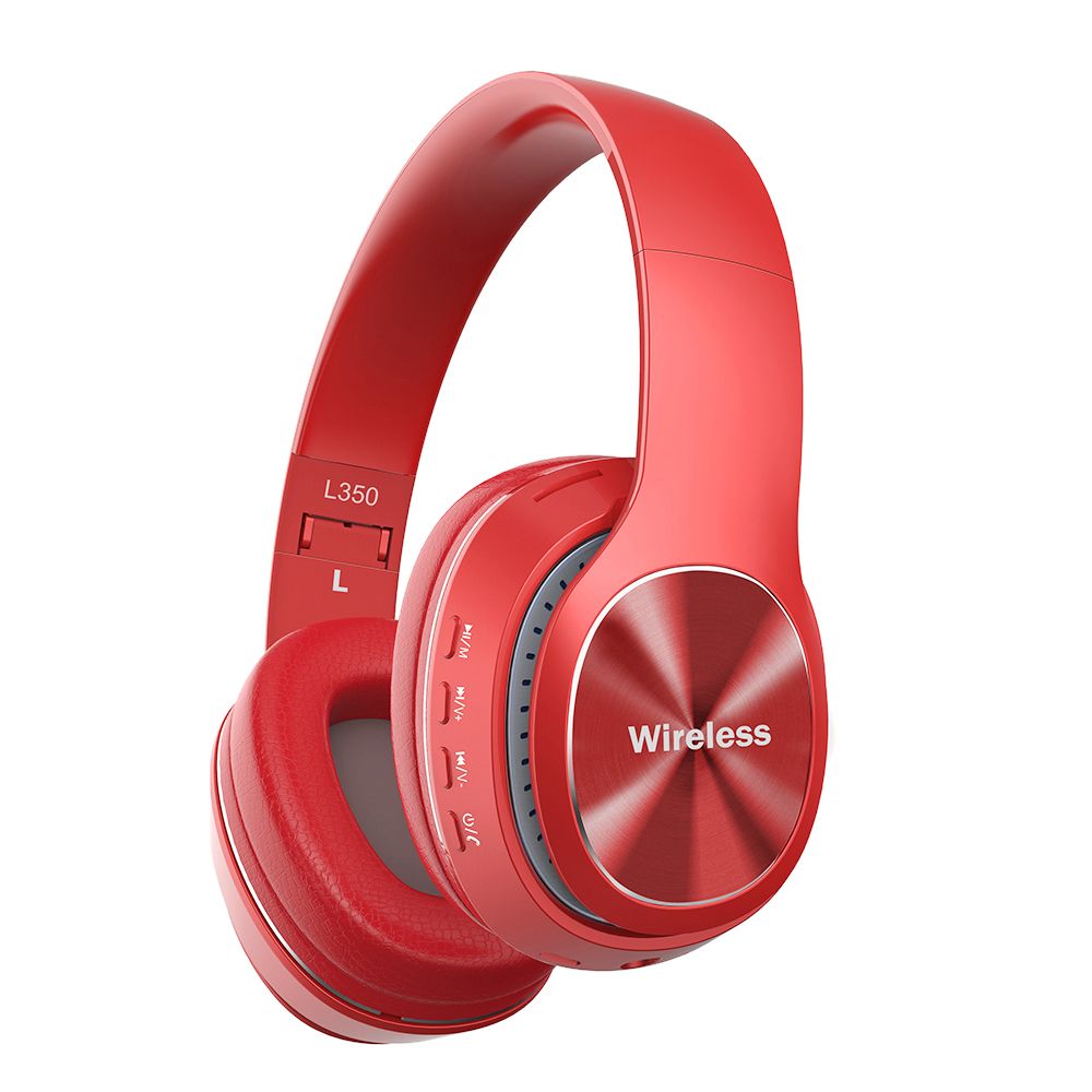 L350 Wireless Bluetooth Headphones Over-ear Earphones Bluetooth 5.0 Sports Headsets Support TF Card 3.5mm AUX IN FM Radio w/ Mic
