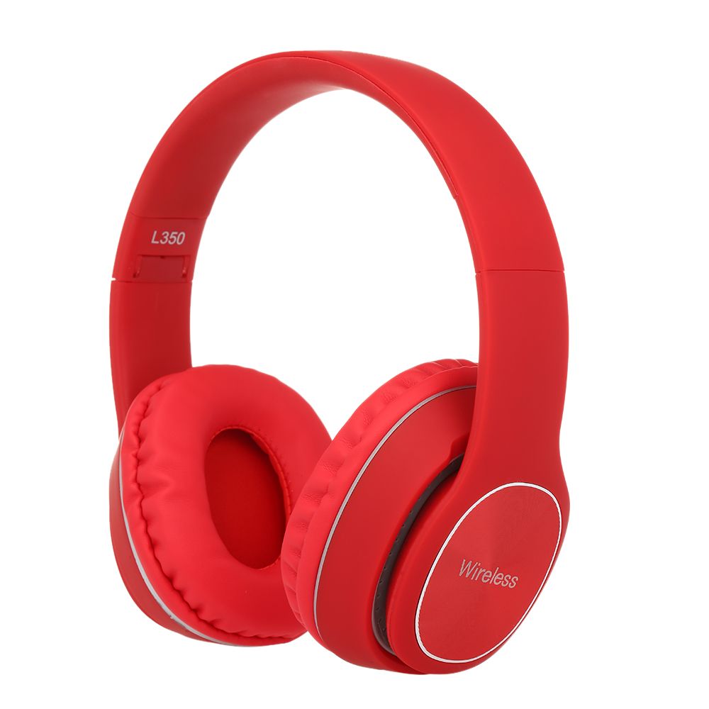 L350 Wireless Bluetooth Headphones Over-ear Earphones Bluetooth 5.0 Sports Headsets Support TF Card 3.5mm AUX IN FM Radio w/ Mic