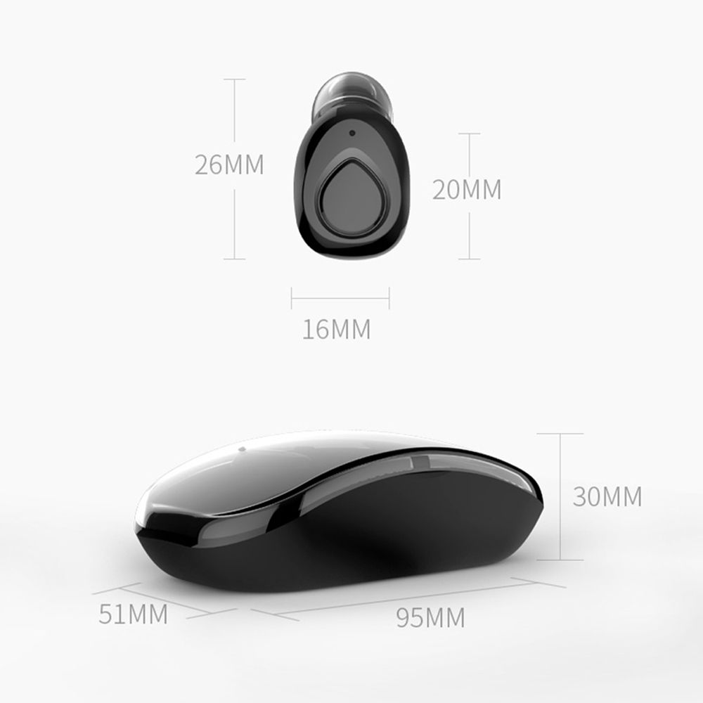 X18 Bluetooth 5.0 True Wireless Headphones Mini Earbuds In-ear Music Earphones Sports Headset CVC6.0 Noise Reduction with Mic Charging Case
