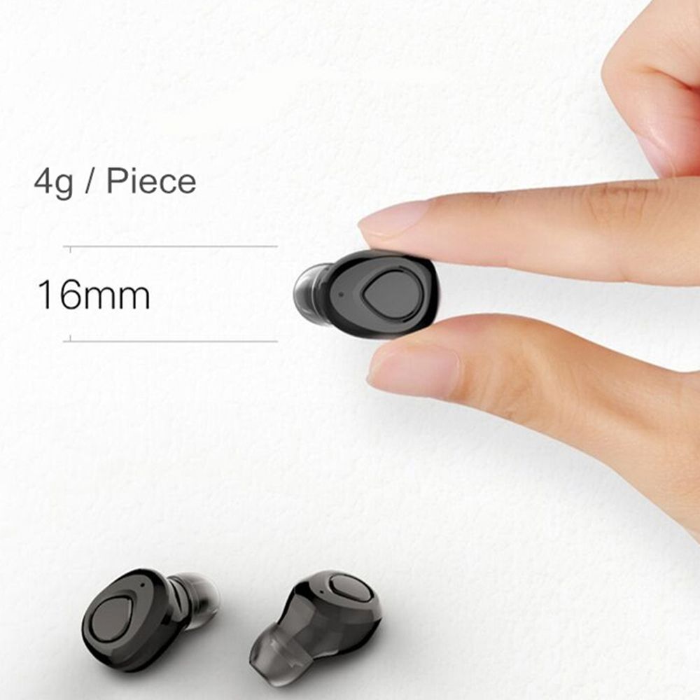 X18 Bluetooth 5.0 True Wireless Headphones Mini Earbuds In-ear Music Earphones Sports Headset CVC6.0 Noise Reduction with Mic Charging Case