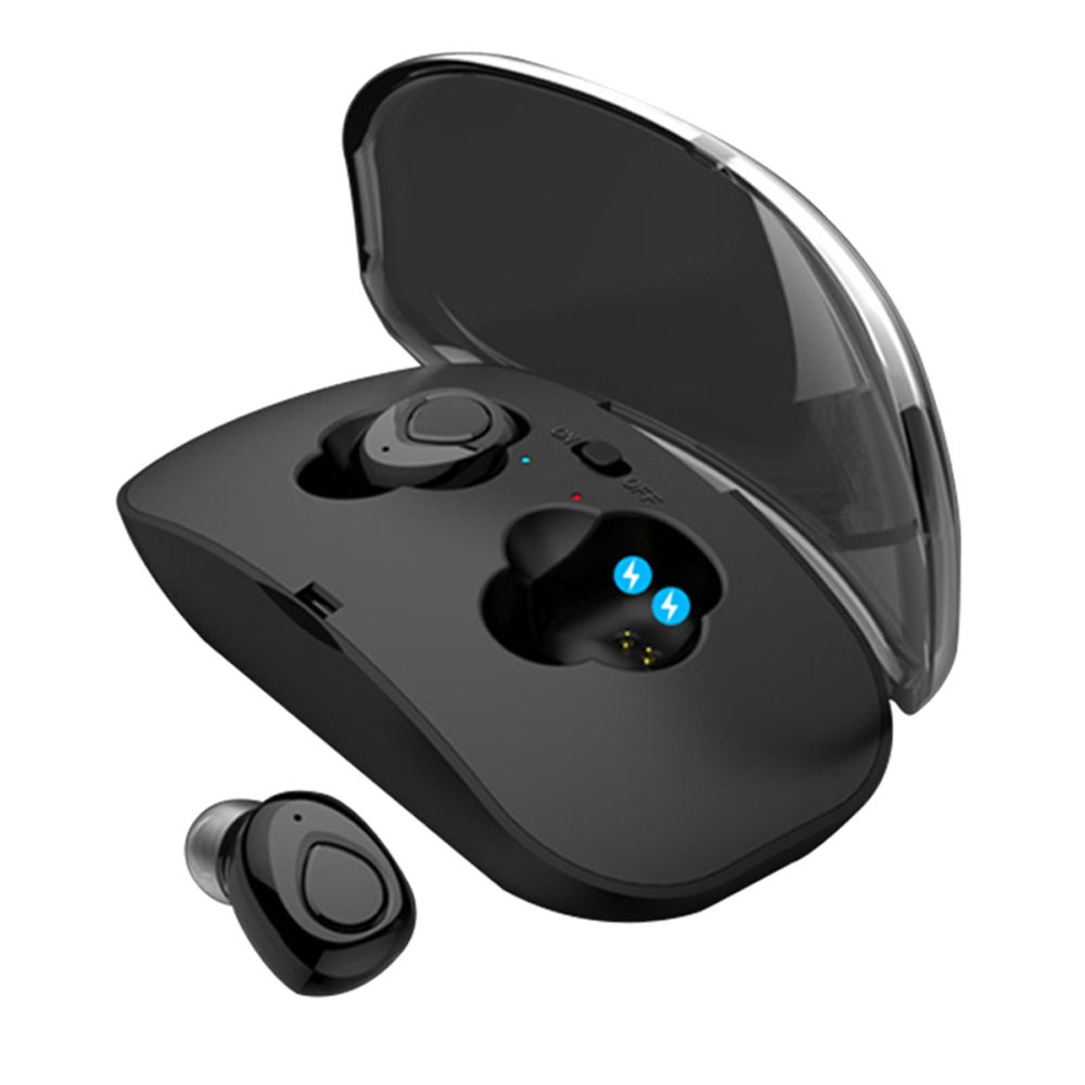 X18 Bluetooth 5.0 True Wireless Headphones Mini Earbuds In-ear Music Earphones Sports Headset CVC6.0 Noise Reduction with Mic Charging Case