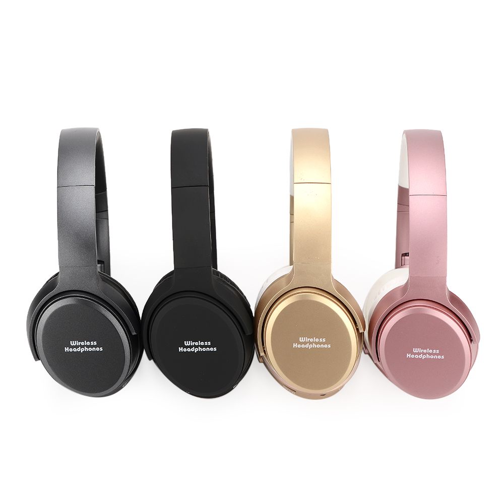 BT 5.0 On Ear Headphones with Mic Portable Foldable Headset Stereo Bass Earphones Adjustable Headband TF Card Slot AUX IN FM Radio