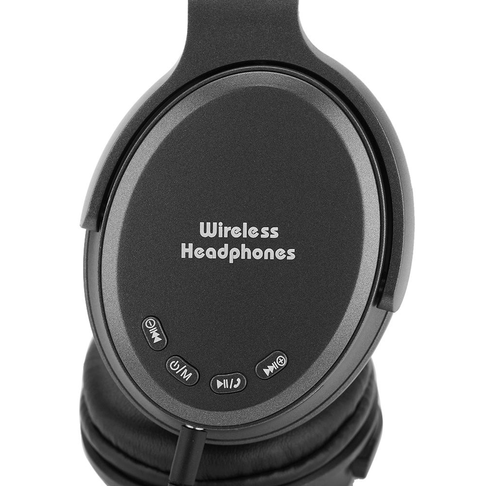 BT 5.0 On Ear Headphones with Mic Portable Foldable Headset Stereo Bass Earphones Adjustable Headband TF Card Slot AUX IN FM Radio