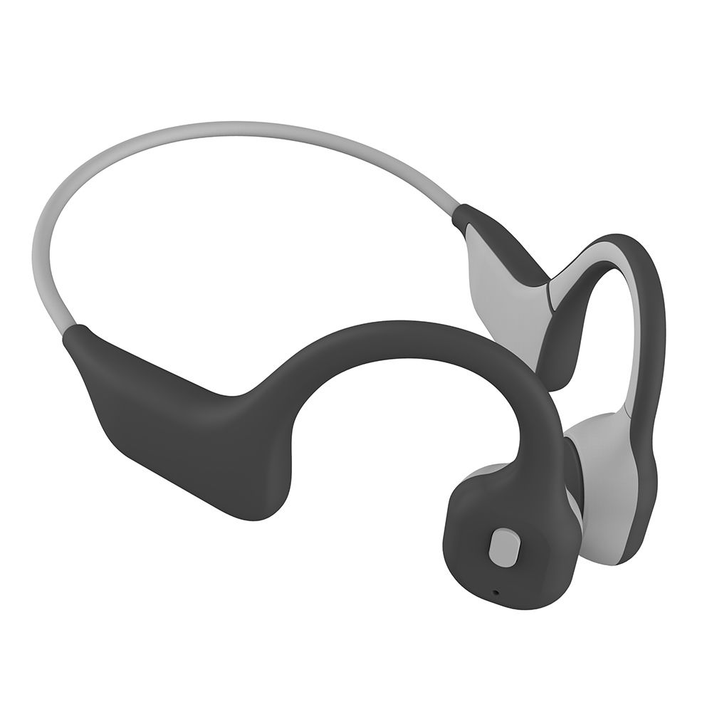 DG08 Wireless Bone Conduction Headphones Bluetooth Sweat Proof with Earbuds Outdoor Sports Headset USB Charging Earphone with Microphone for Driving Cycling Running Gym