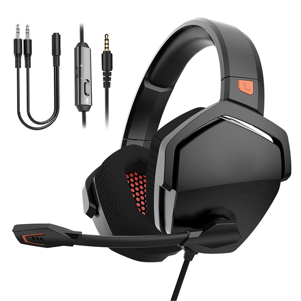 N16 Over Ear Gaming Headset Noise Cancelling Headphones with Microphone 3.5mm Wired Gaming Earphone for PS4 PC Computer Laptop Mobile Phone