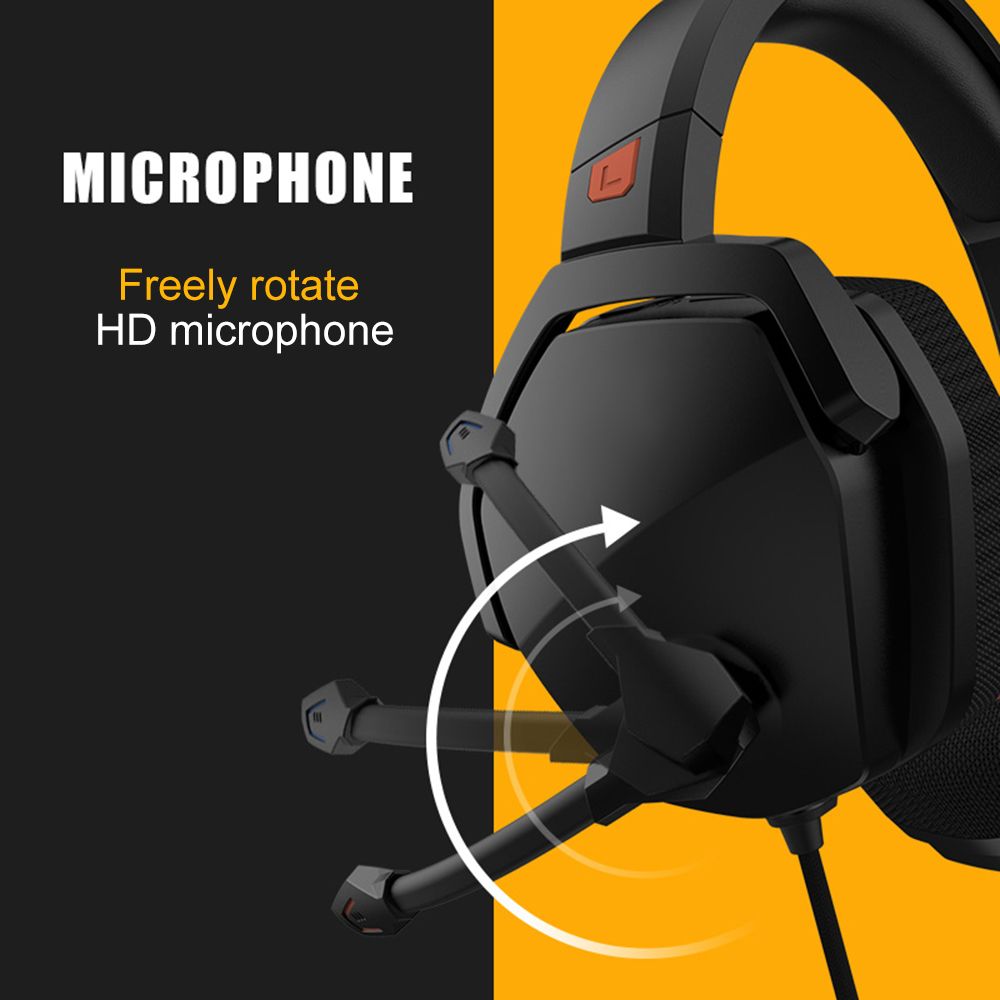 N16 Over Ear Gaming Headset Noise Cancelling Headphones with Microphone 3.5mm Wired Gaming Earphone for PS4 PC Computer Laptop Mobile Phone