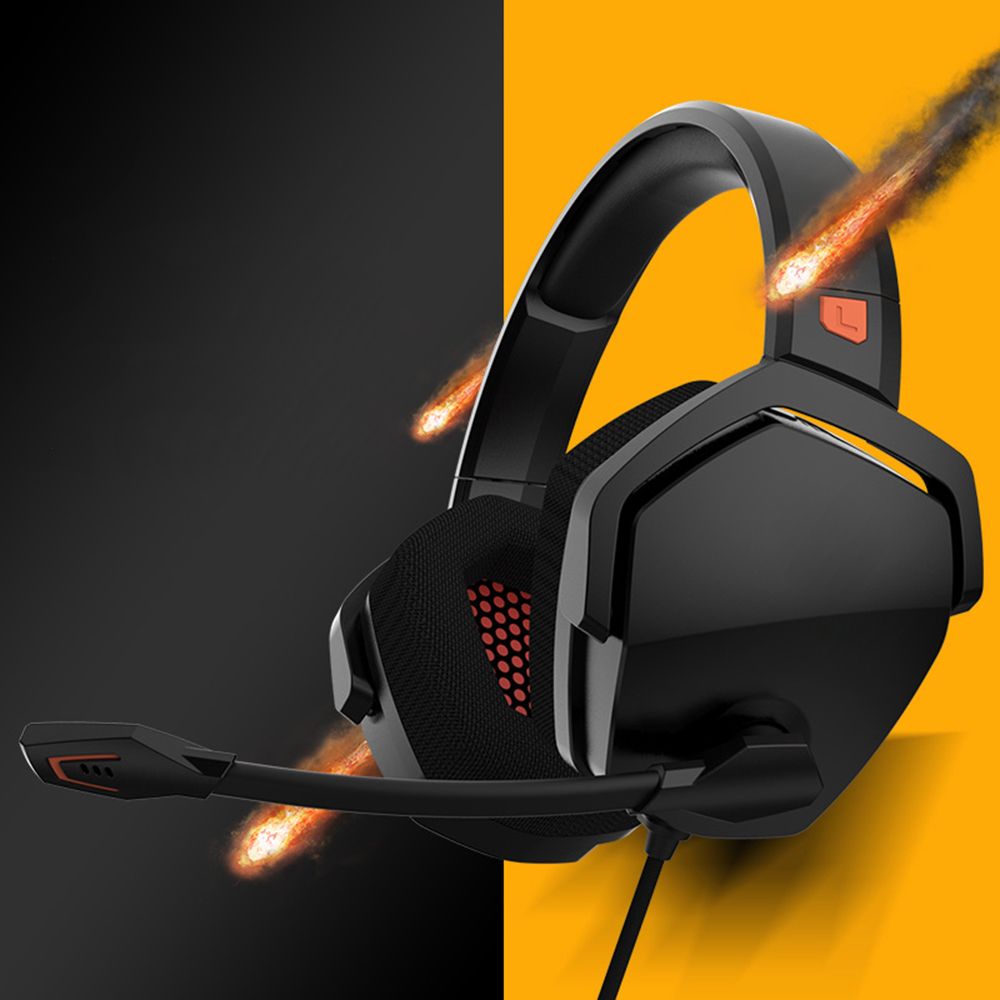N16 Over Ear Gaming Headset Noise Cancelling Headphones with Microphone 3.5mm Wired Gaming Earphone for PS4 PC Computer Laptop Mobile Phone