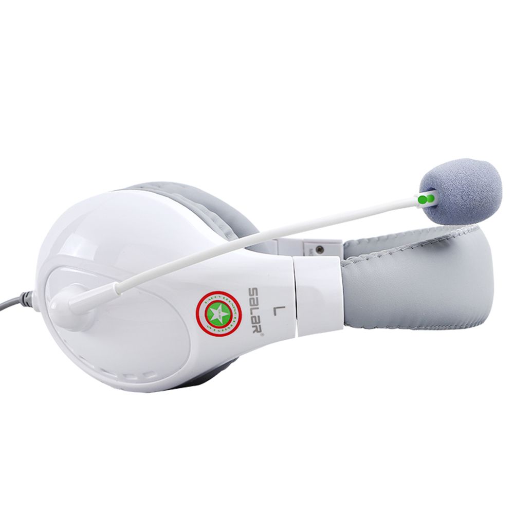 A566H Computer Wired Headphone Student Lightweight Noise Cancelling Headset with Microphone for Online Study Education Test