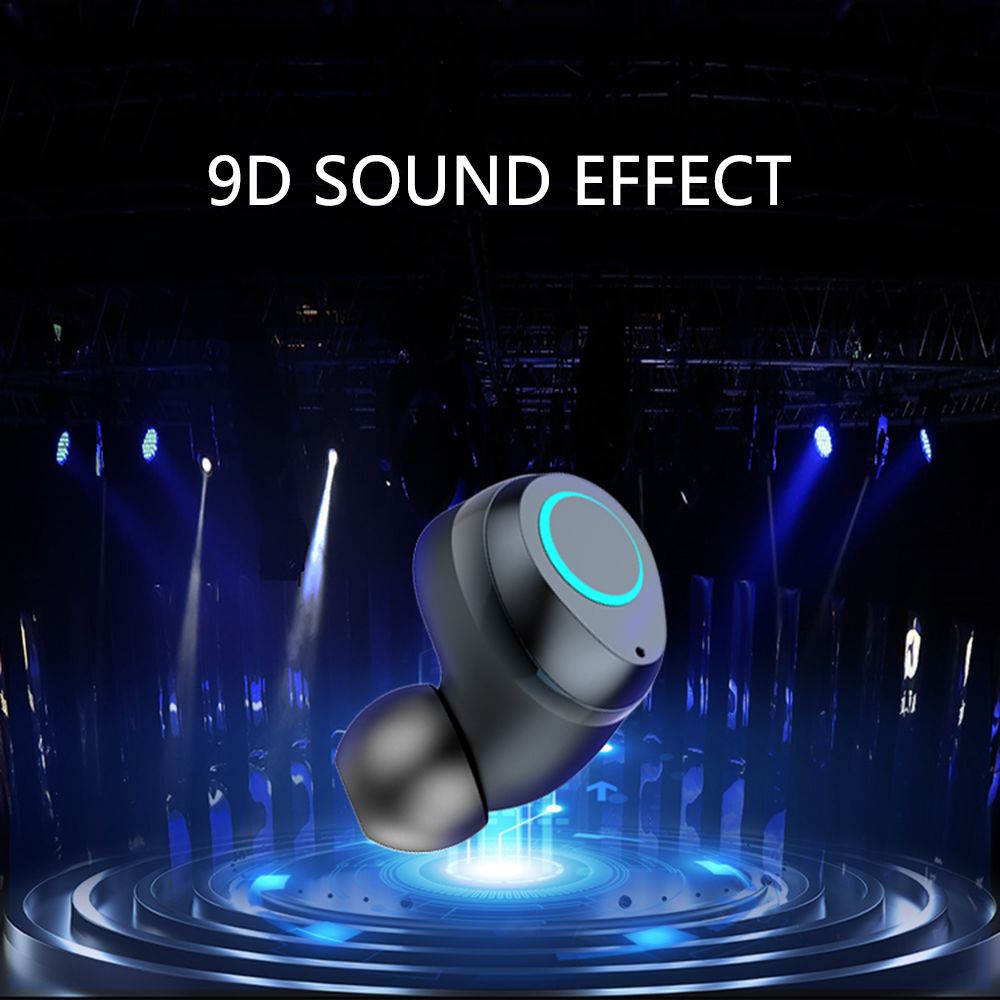 i07 BT5.0 Wireless Headphones Auto Pairing Noise Reduction Touch Control Waterproof Charge Box Digital Display