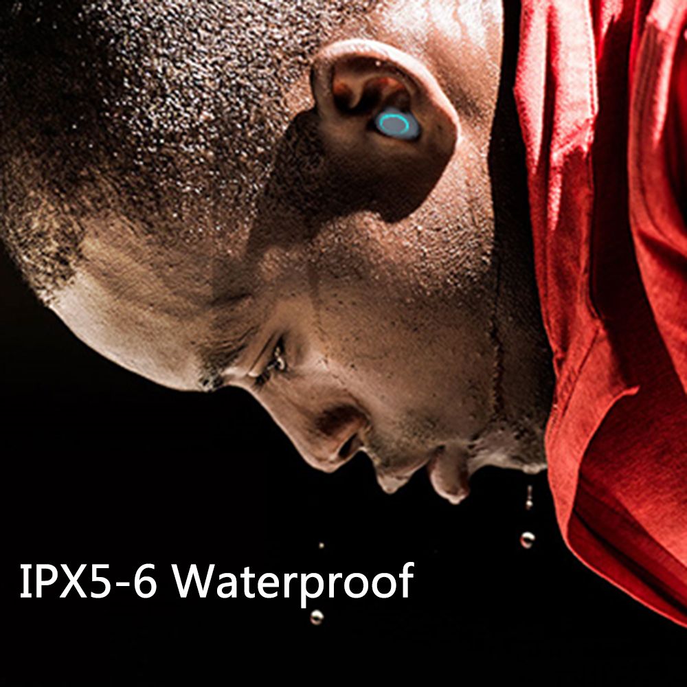 i07 BT5.0 Wireless Headphones Auto Pairing Noise Reduction Touch Control Waterproof Charge Box Digital Display