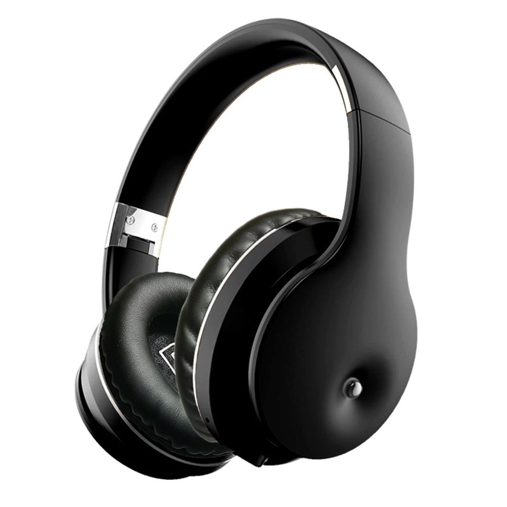 EL-B5 BT5.0 Wireless Headset Adjustable Headband Headset Stereo Sound Dual Microphones (Black & Silver)