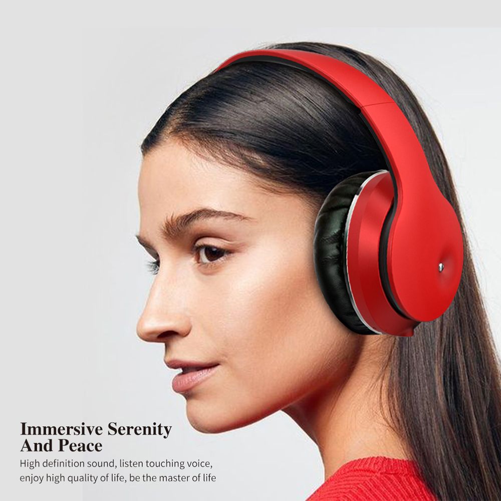 EL-B5 BT5.0 Wireless Headset Adjustable Headband Headset Stereo Sound Dual Microphones (Black & Silver)
