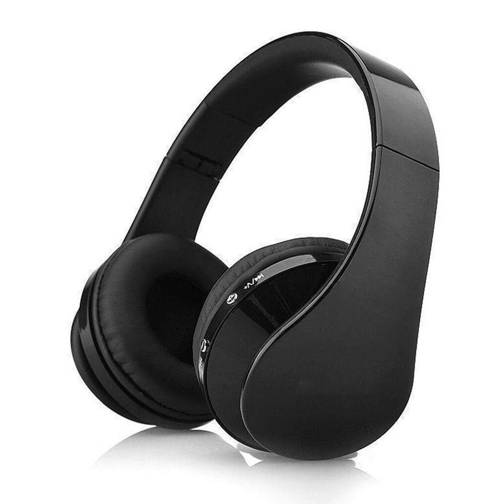 Foldable BT Headphones Stereo BT 3.0 Bass Headsets 3.5mm Wired Earphone Multifunctional Hands-free Earphones