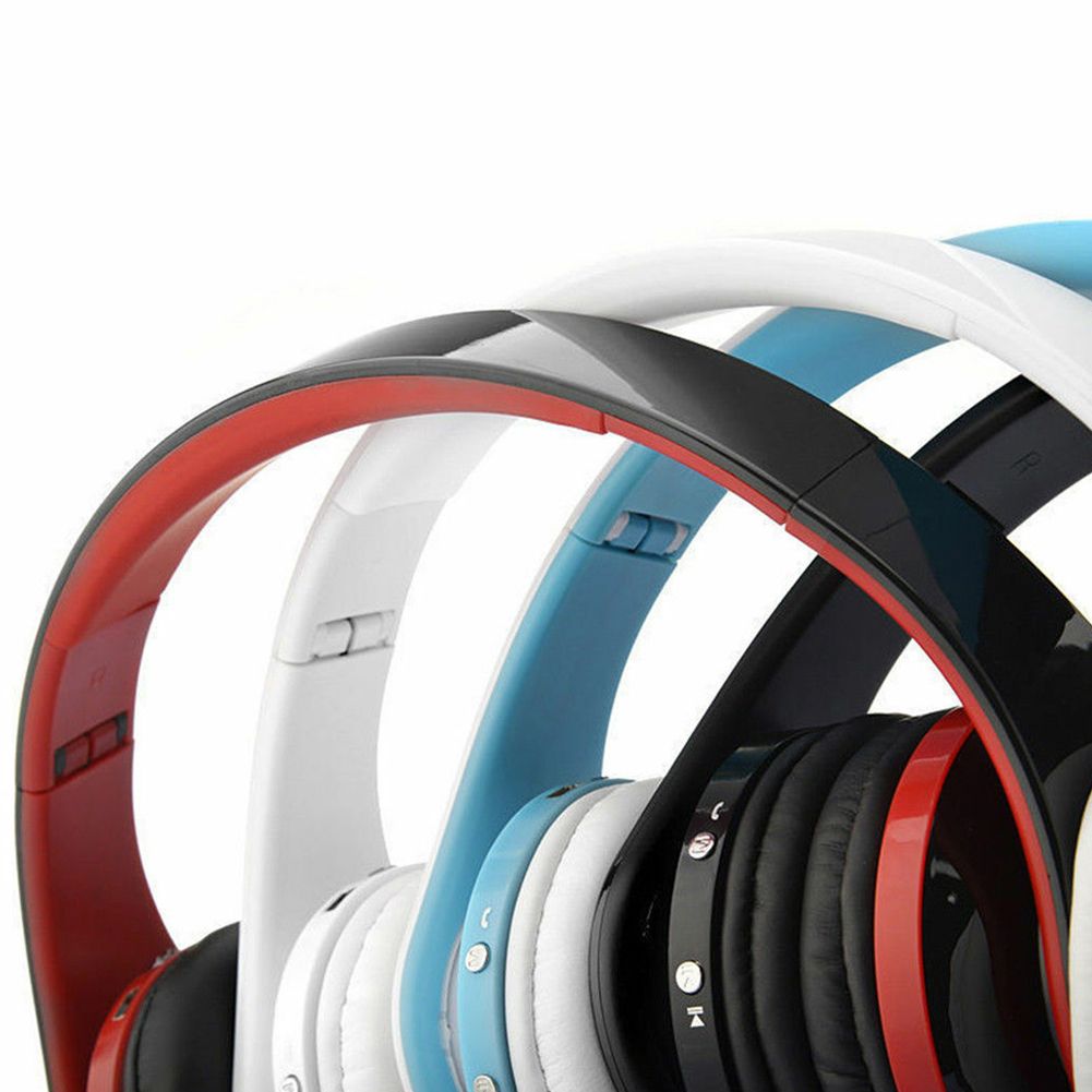 Foldable BT Headphones Stereo BT 3.0 Bass Headsets 3.5mm Wired Earphone Multifunctional Hands-free Earphones