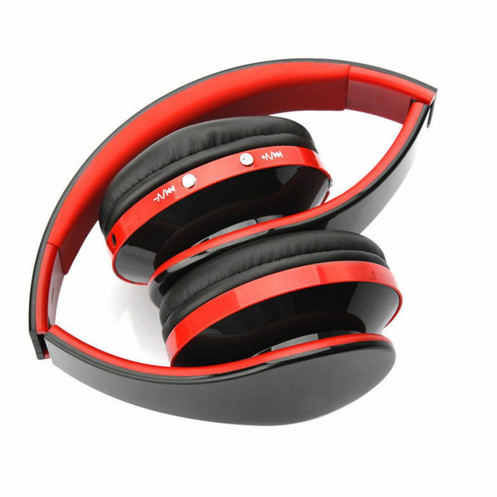 Foldable BT Headphones Stereo BT 3.0 Bass Headsets 3.5mm Wired Earphone Multifunctional Hands-free Earphones