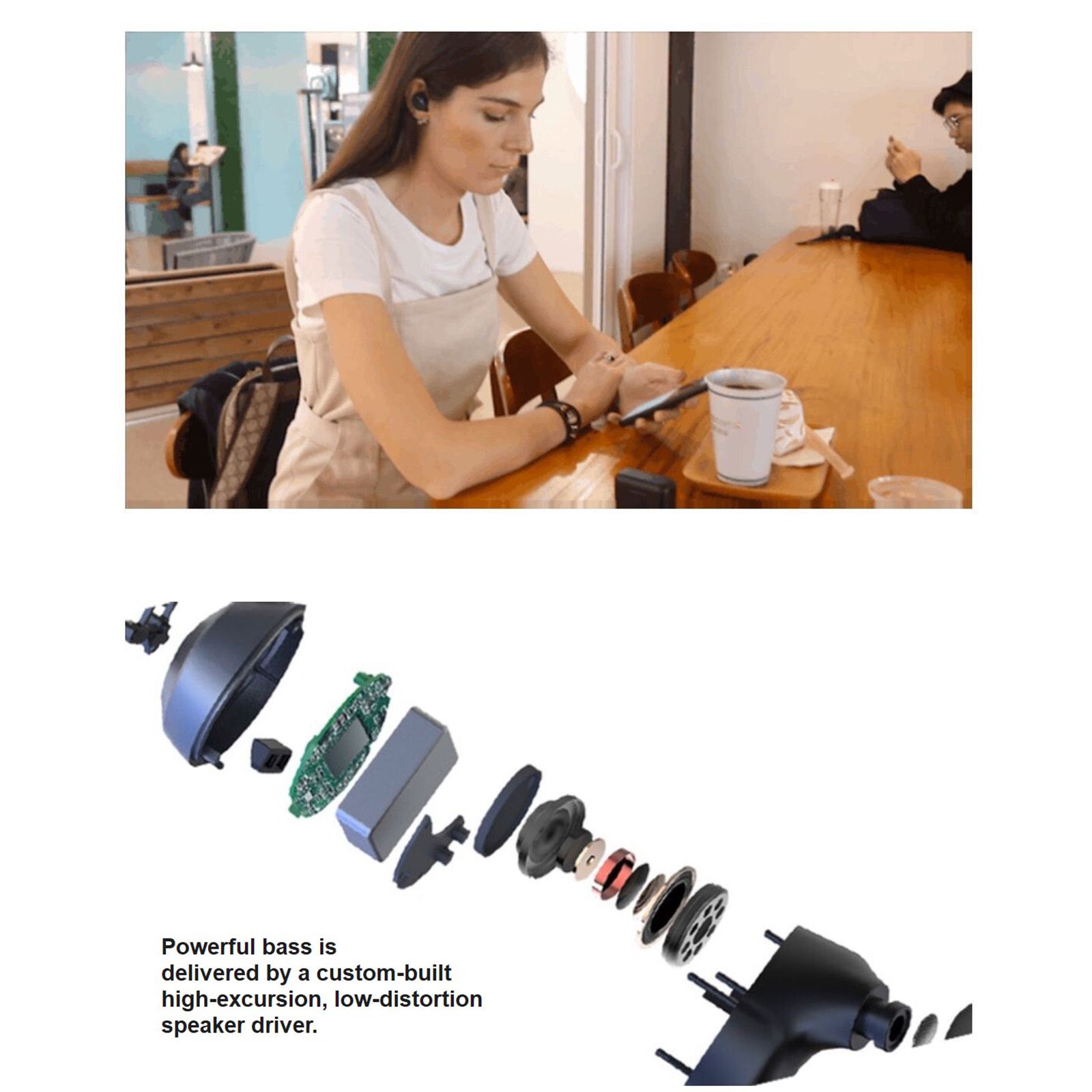 ANC X8 Active Noise Reduction Headphones True Wireless Stereo Headset Bluetooth 5.0 Earphone ANC Wireless Earbuds Built-in Microphone with 550mAh Charging Box