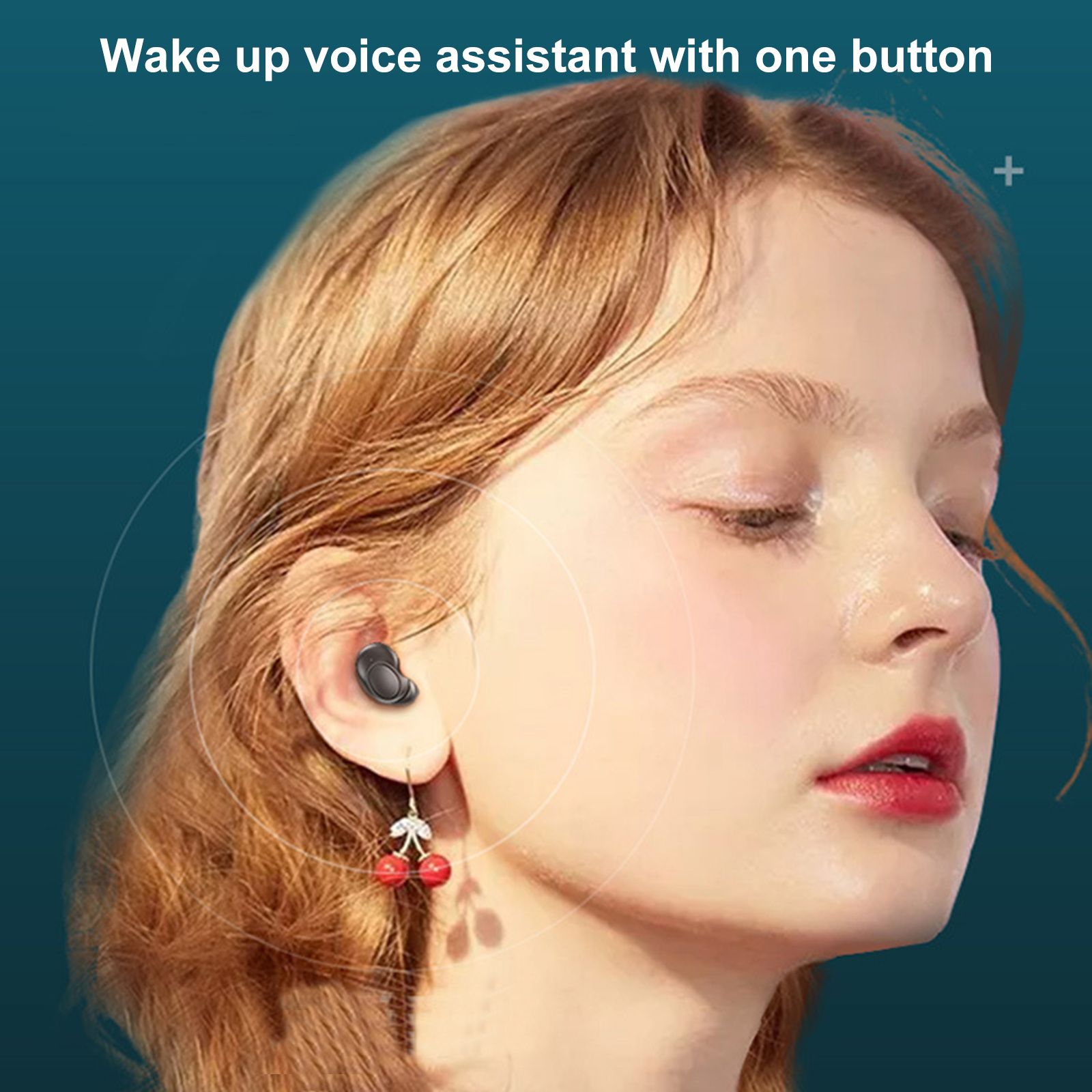 LB60 Bluetooth 5.0 Wireless Headphones In-ear Earbuds with Mic LED Display Waterproof Earphones Sports Headsets for Phone