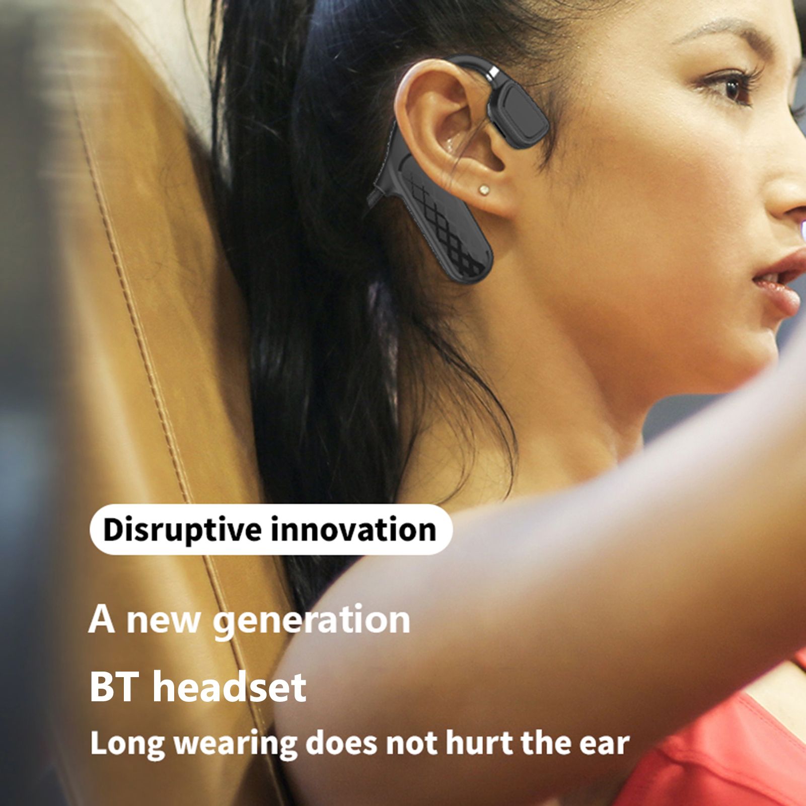 MD04 BT5.0 Headset Painless Wear Noise Reduction Clear Calls IPX5 Waterproof Sports Headset