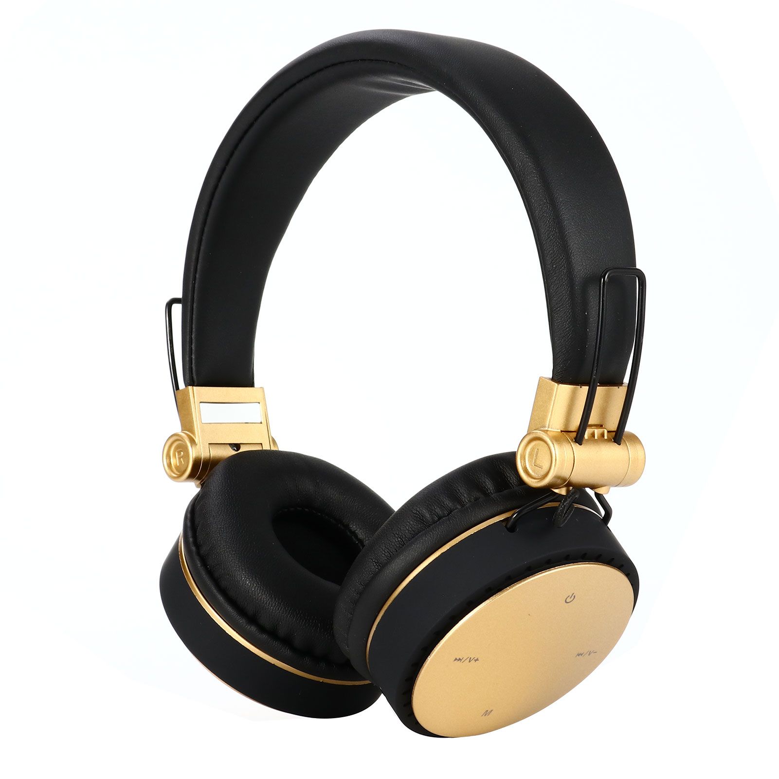 MH10 Head-mounted BT5.0 Wireless Headset Foldable Stereo Sound Button Operation Support Card FM