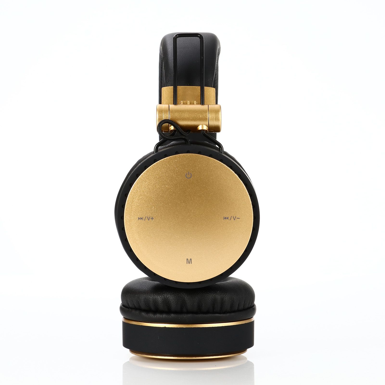 MH10 Head-mounted BT5.0 Wireless Headset Foldable Stereo Sound Button Operation Support Card FM