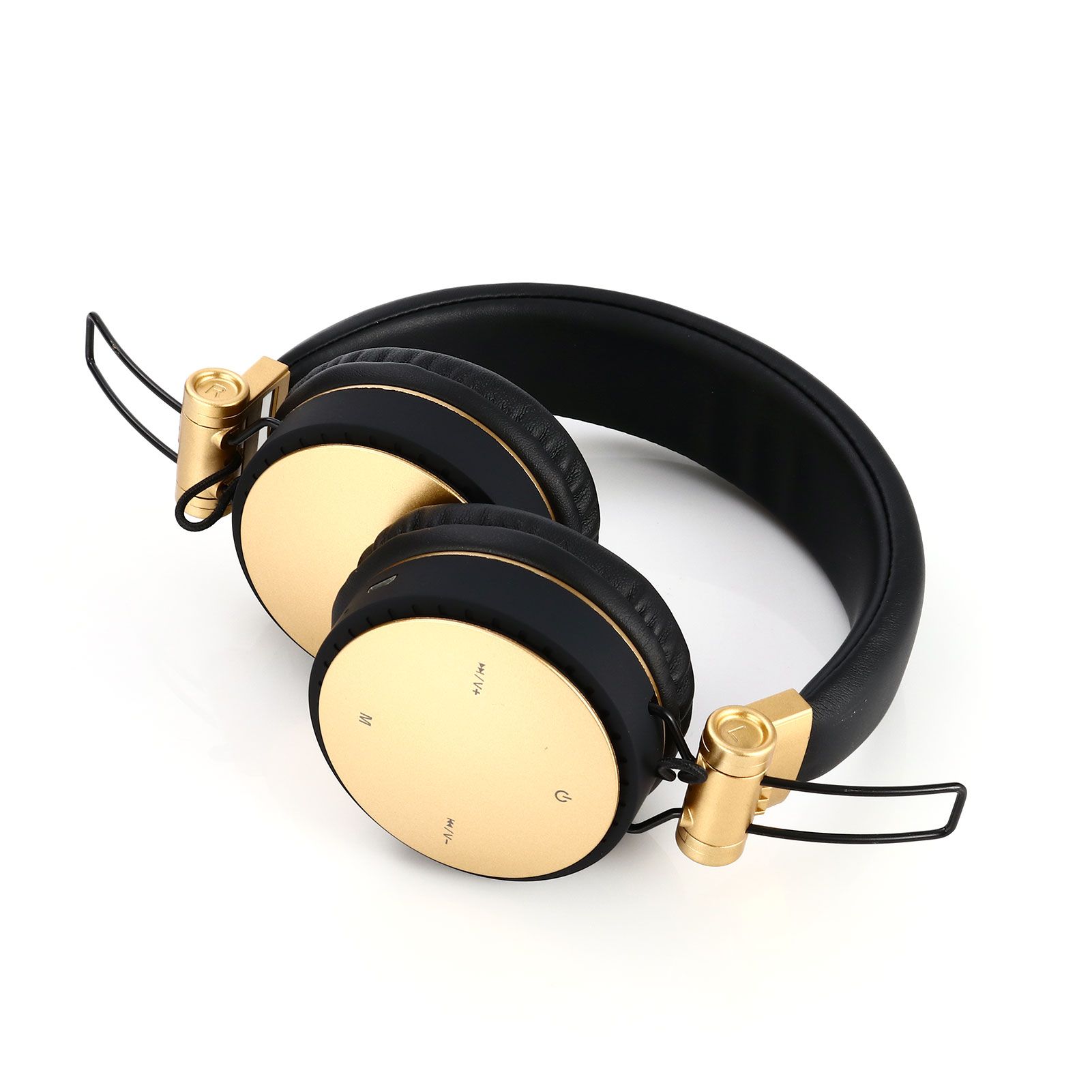 MH10 Head-mounted BT5.0 Wireless Headset Foldable Stereo Sound Button Operation Support Card FM