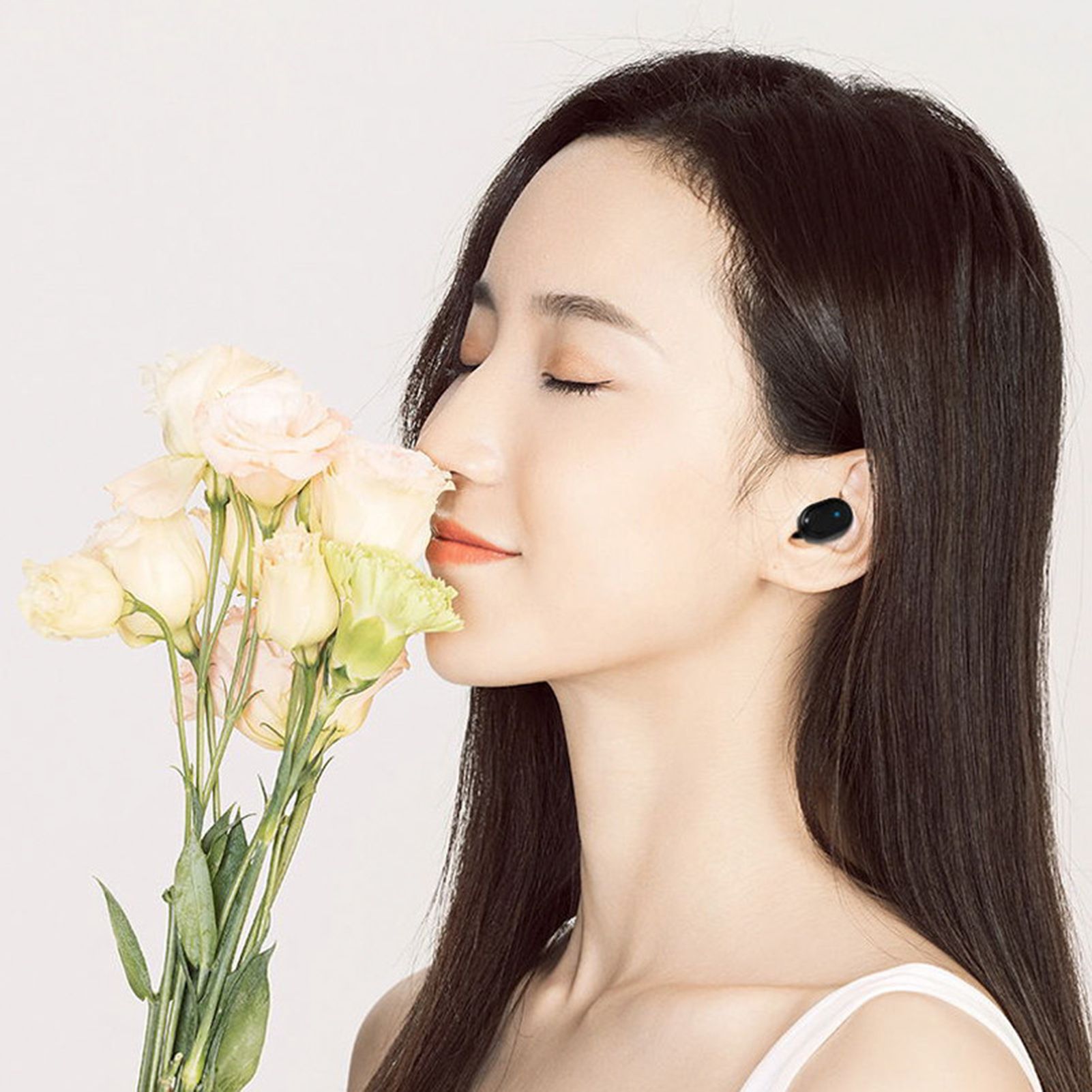 5.0BT Earphone Earplugs Type Threadless Multifunctional Rechargeable Key Earphone Intelligent Noise Reduction Sport BT Earphone