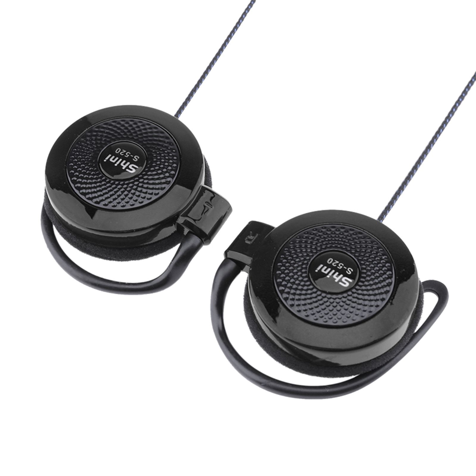 SHINI S520 3.5mm Wired Headset Ear Hook Headsets Stereo Game Sports Headphone with Mic for Phone