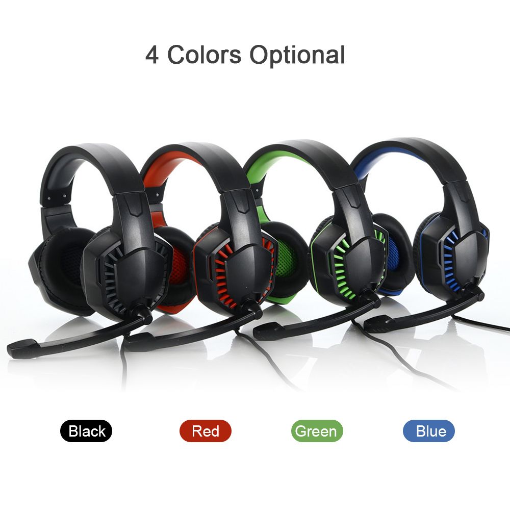 SY-GX20 Wired Headset On Ear Headphones with 3.5mm Audio Jack & with Mic Volume Control Over Ear Noise Cancelling Gamer Headphones Gaming Earphone for Cellphones Laptop Computer Games Tablet