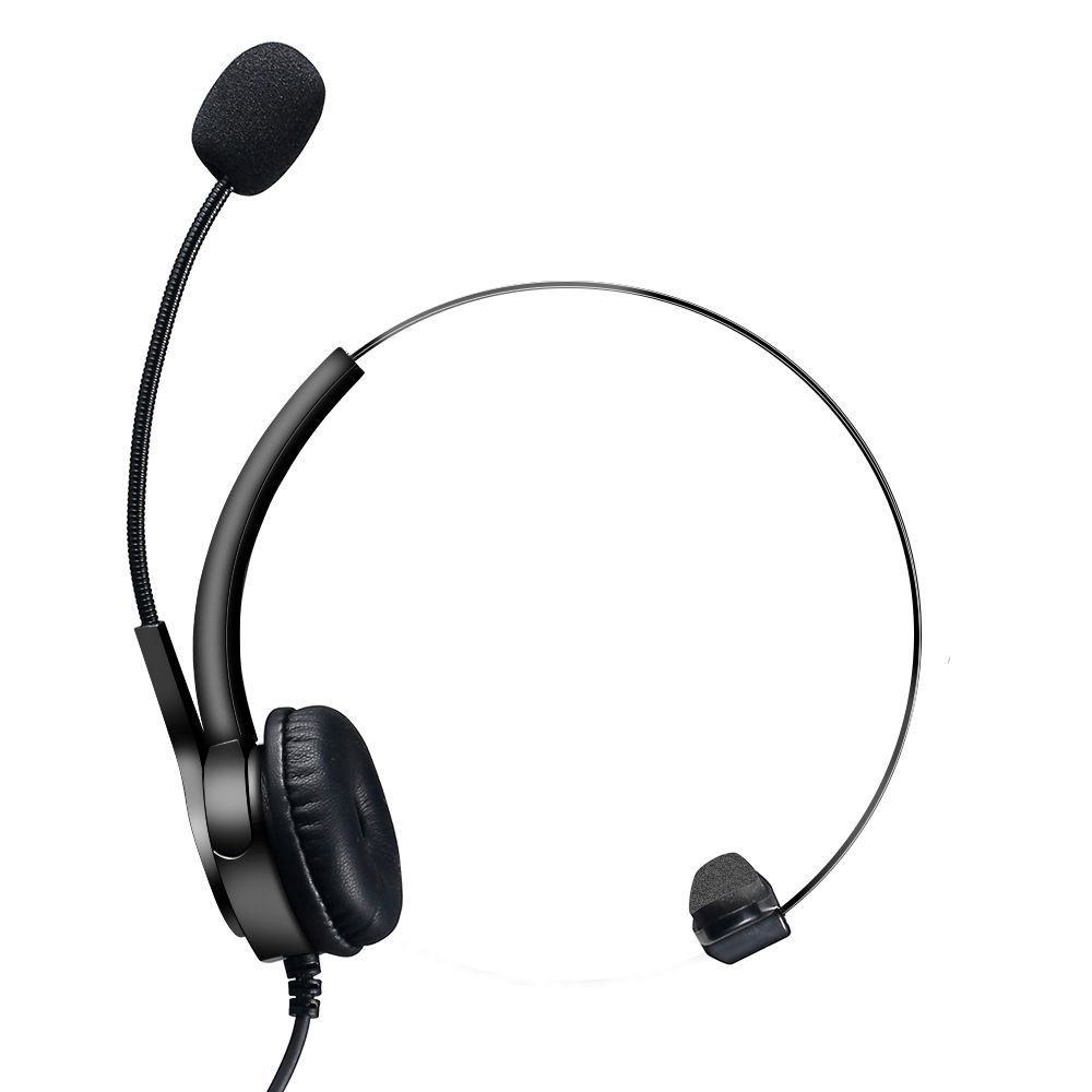 Communication Headset Comfort And Clear Call All In One 330°Adjustable Ear Plate Double Noise Reduction The 3.5MM Connector
