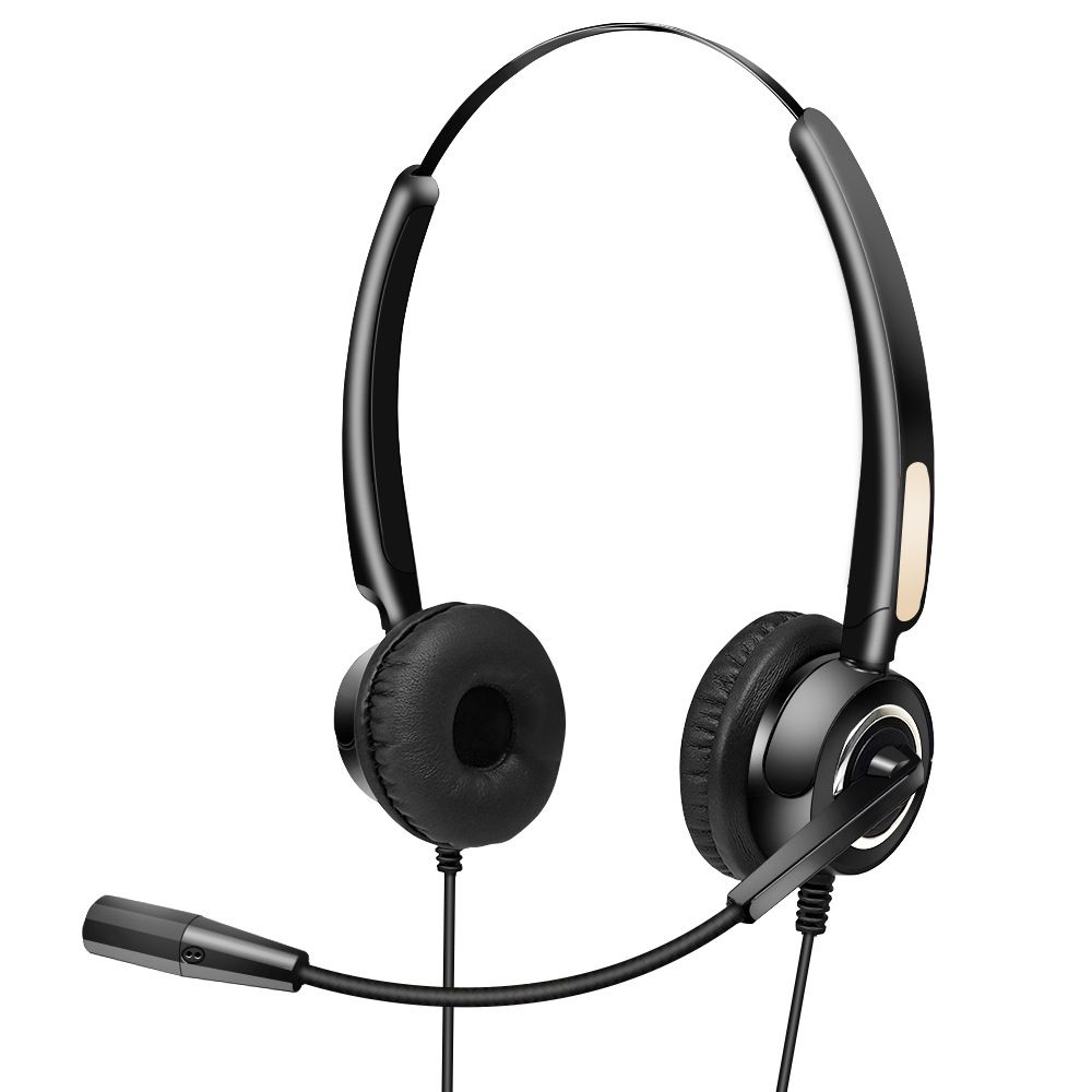 Communication Headset Lightweight Steel Rod Noise Resistant And Durable Compatibility Flexible Architecture The USB Connector