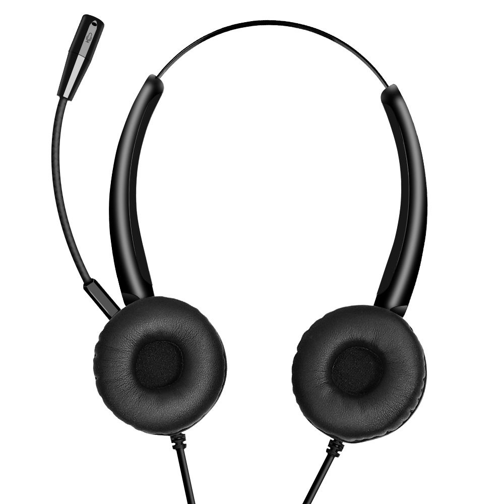 Communication Headset Lightweight Steel Rod Noise Resistant And Durable Compatibility Flexible Architecture The USB Connector