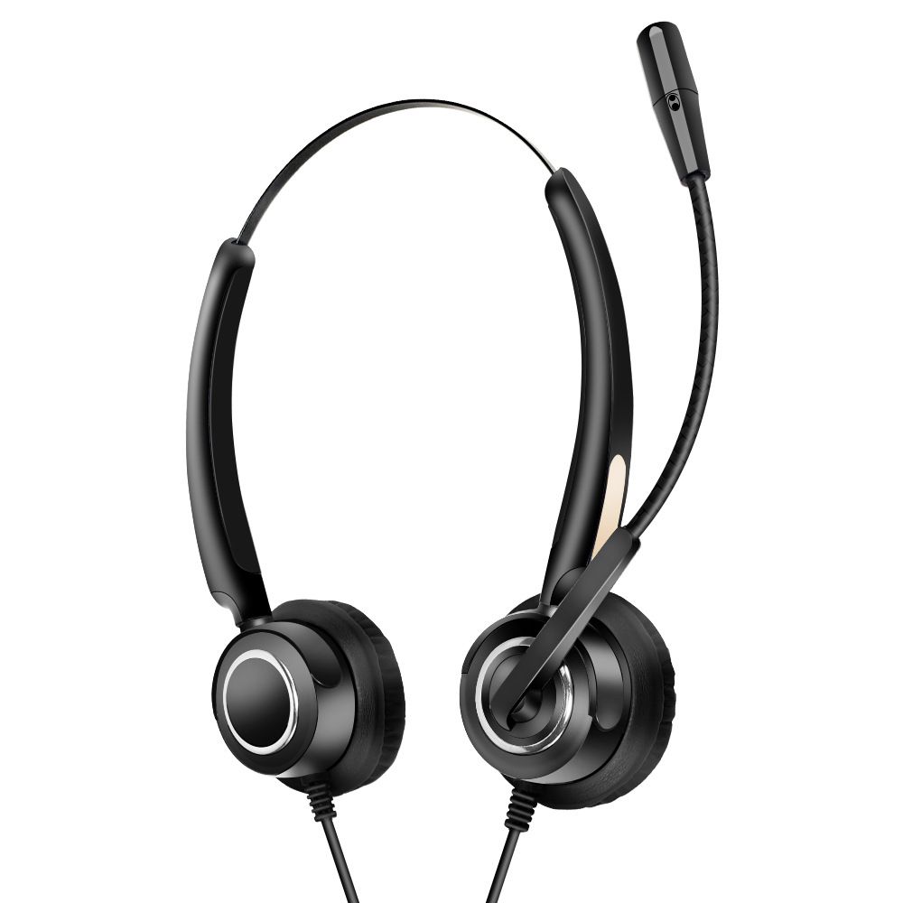 Communication Headset Lightweight Steel Rod Noise Resistant And Durable Compatibility Flexible Architecture The USB Connector