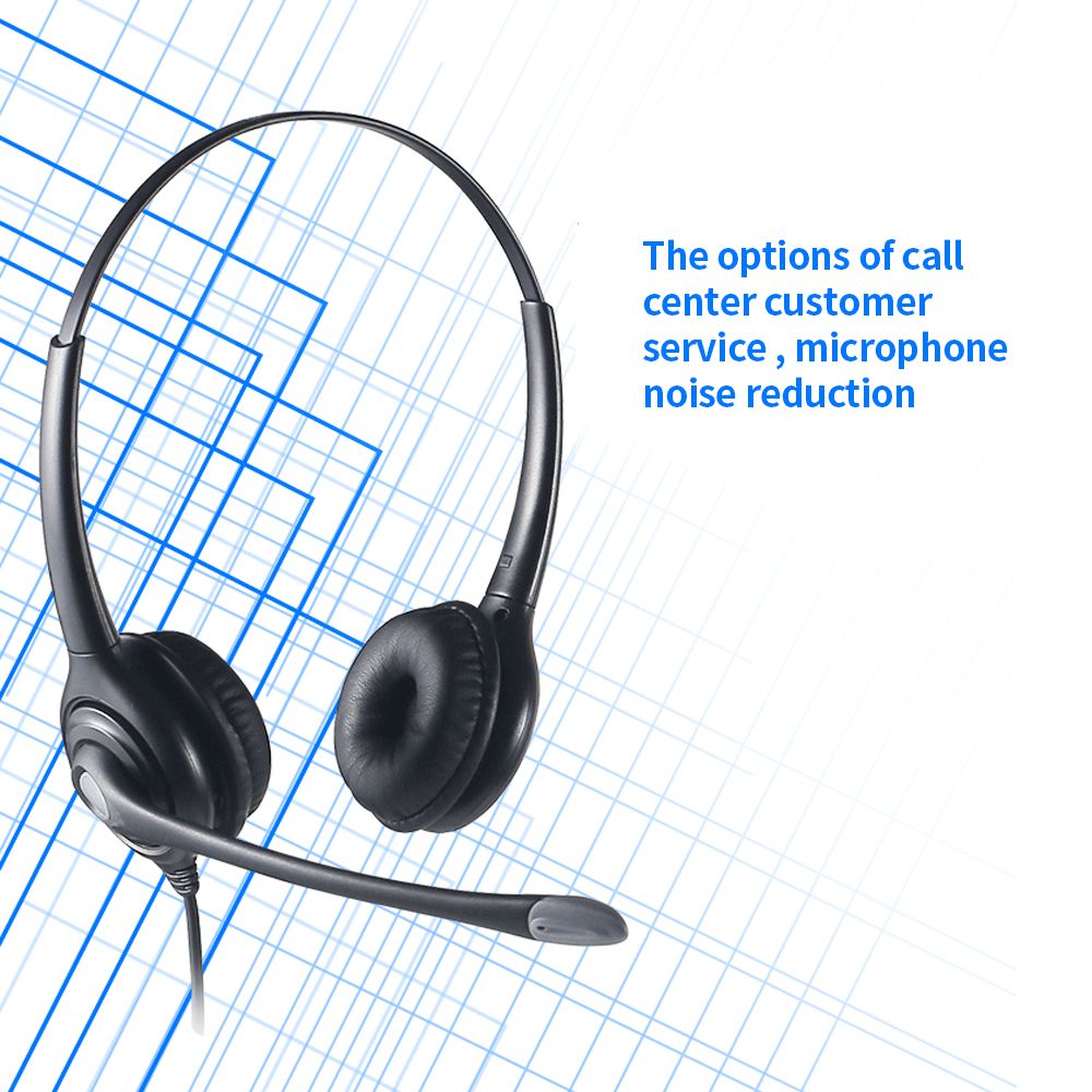 Communication Headset Noise - cancelling Hearing Protection Clear Call Convenient Solid Material Adjustable The 3.5MM Connector