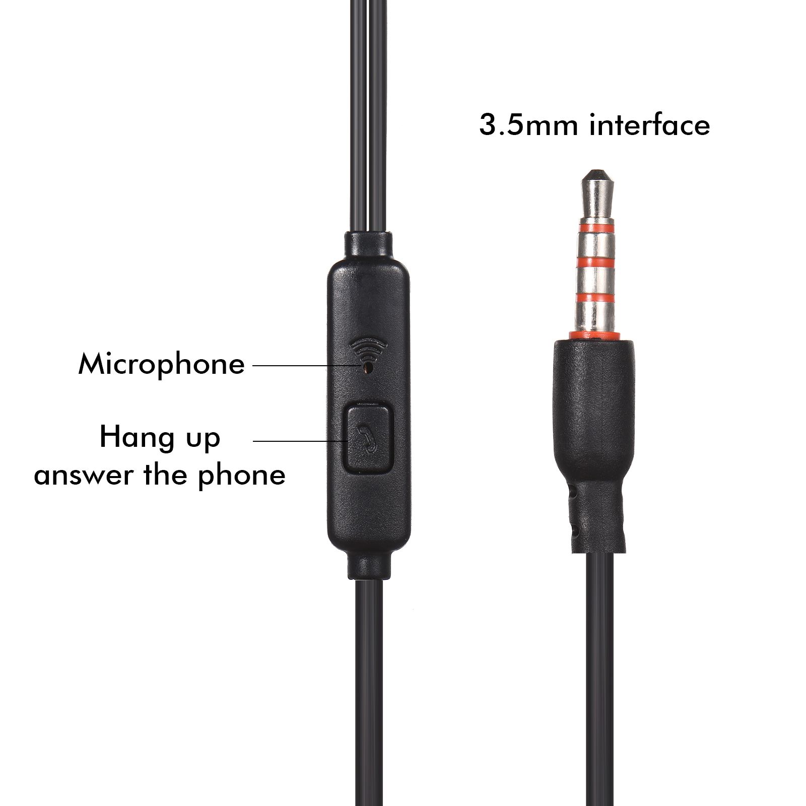 In-ear Earphone 3.5mm Portable Headphone with Microphone