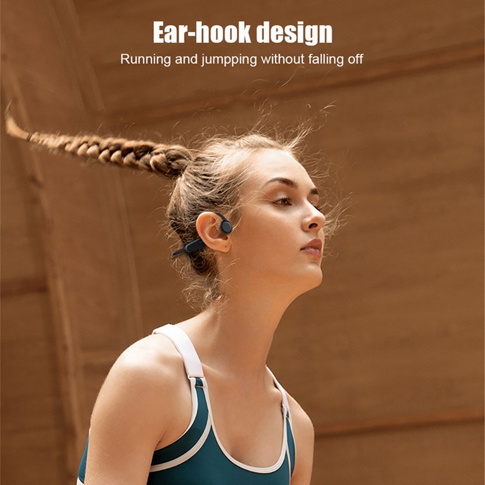X18 Pro Bone Conduction Headphones 8GB MP3 Player Wireless BT5.0 Earphone IPX8 Waterproof Swimming Sports Headset Hands-free with Microphone