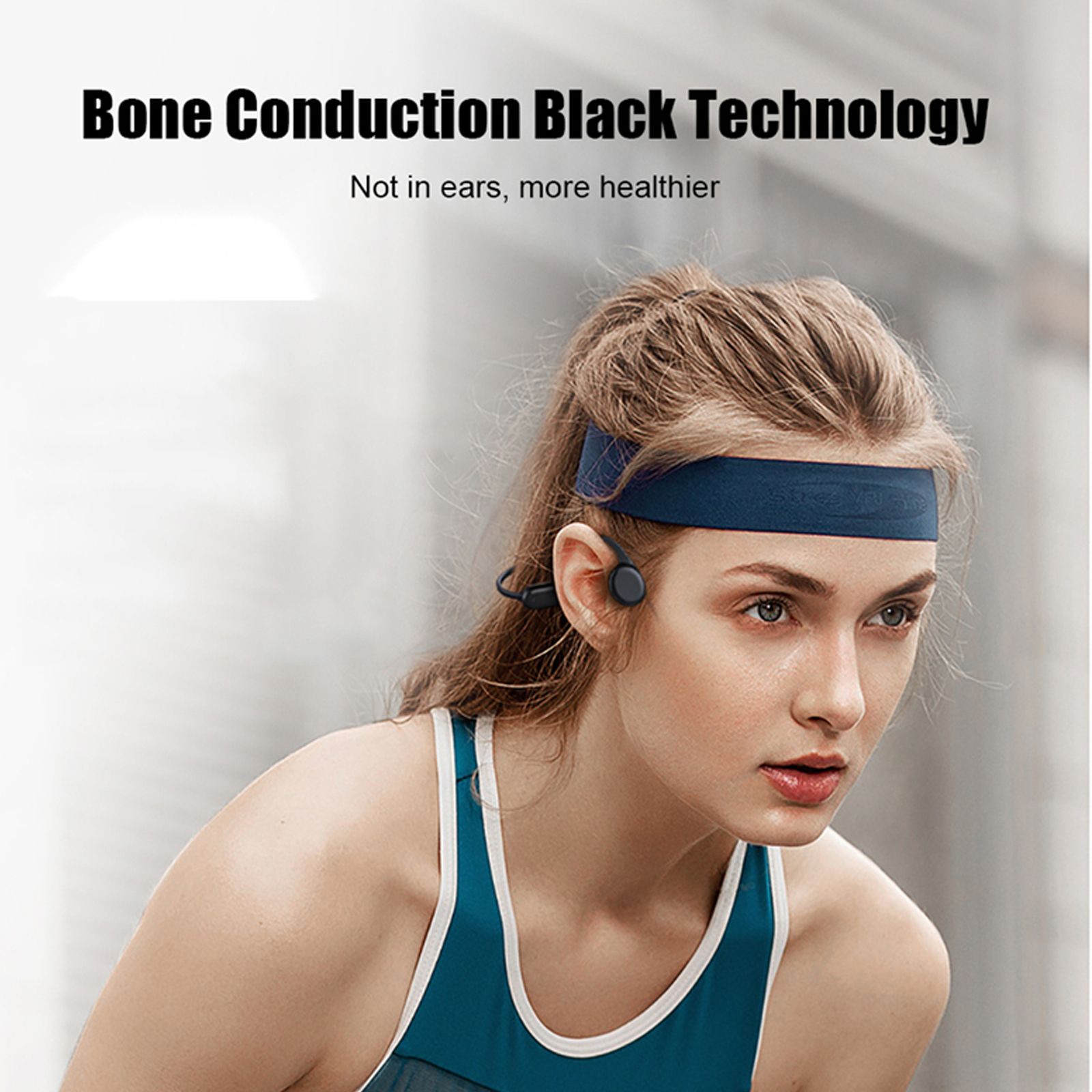X18 Pro Bone Conduction Headphones 8GB MP3 Player Wireless BT5.0 Earphone IPX8 Waterproof Swimming Sports Headset Hands-free with Microphone