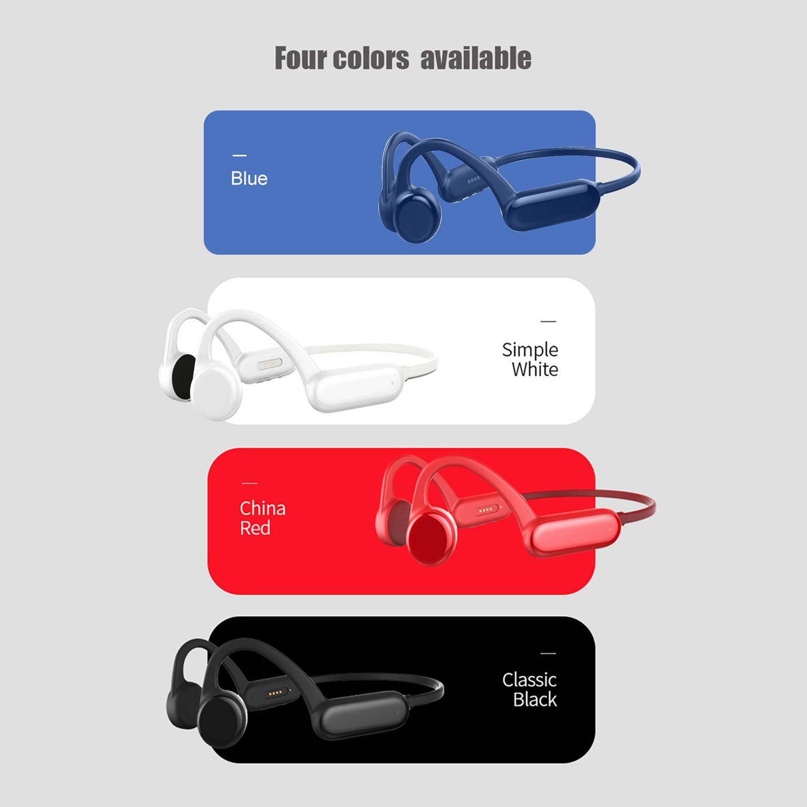 X18 Pro Bone Conduction Headphones 8GB MP3 Player Wireless BT5.0 Earphone IPX8 Waterproof Swimming Sports Headset Hands-free with Microphone