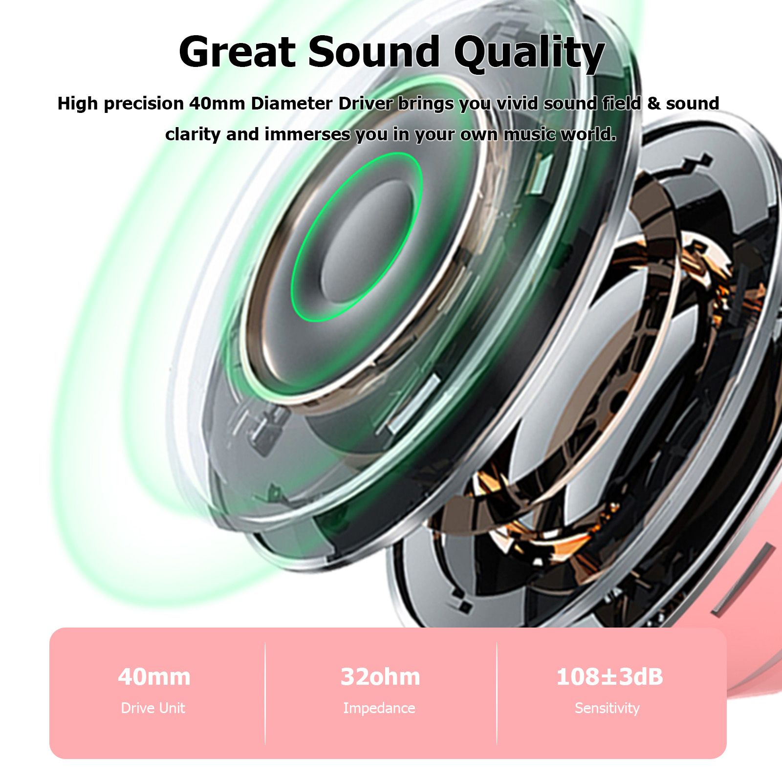 L550 Over Ear Music Headset Glowing Cat Ear Headphones 7 Color Breathing Lights Foldable Wireless BT5.0 Earphone with Mic AUX IN TF Card MP3 Player for PC Laptop Computer Mobile Phone