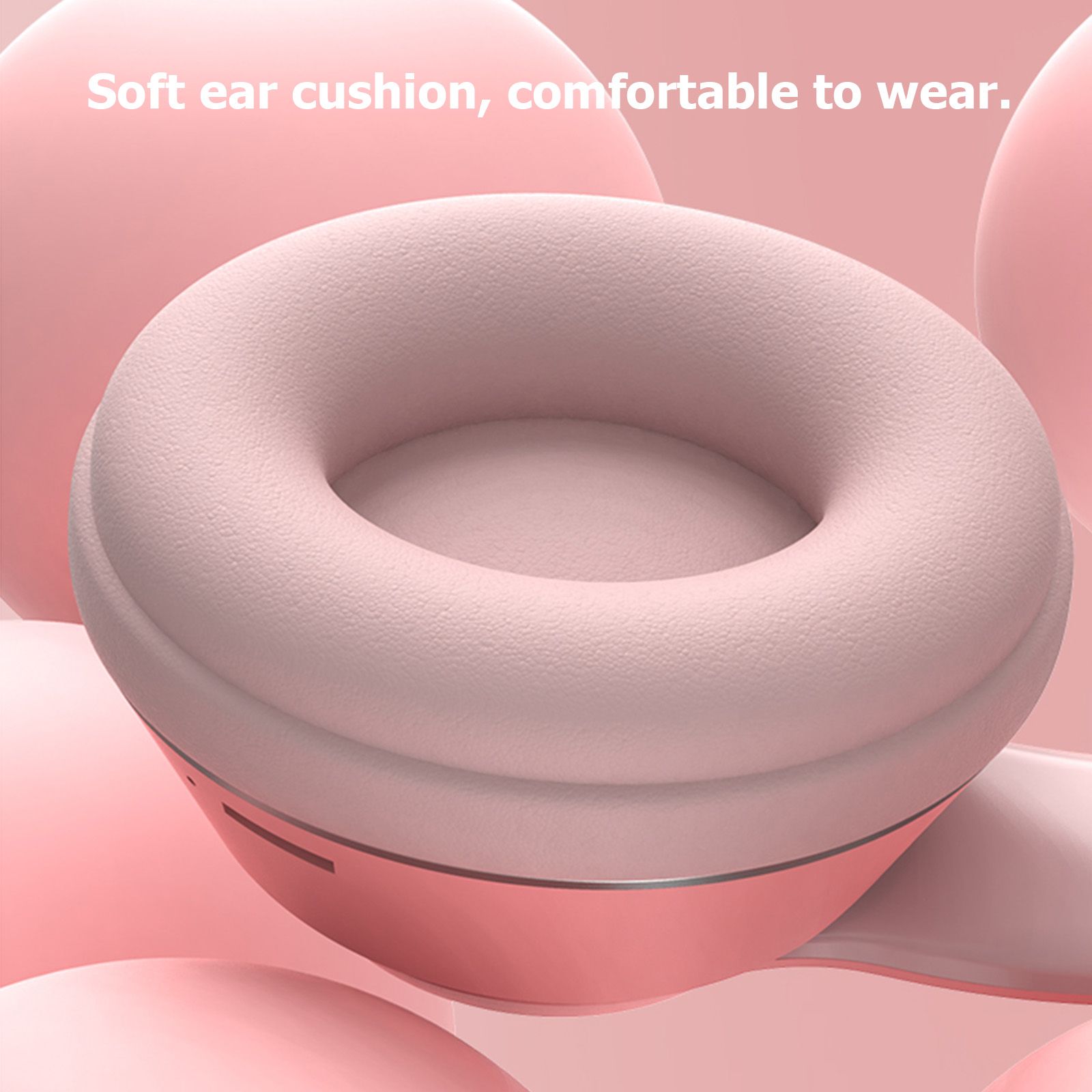 L550 Over Ear Music Headset Glowing Cat Ear Headphones 7 Color Breathing Lights Foldable Wireless BT5.0 Earphone with Mic AUX IN TF Card MP3 Player for PC Laptop Computer Mobile Phone