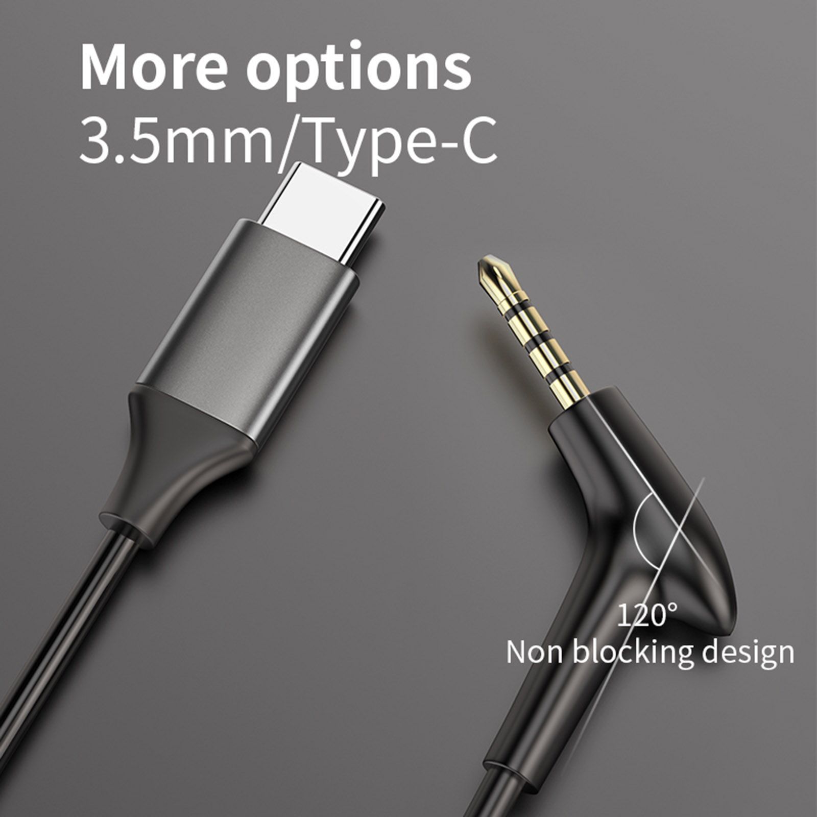 AK-P10 3.5mm In-Ear Gamer Headphones Dual Microphone Bass Metal Wired Gaming Earphones with Mic In-Ear Headset