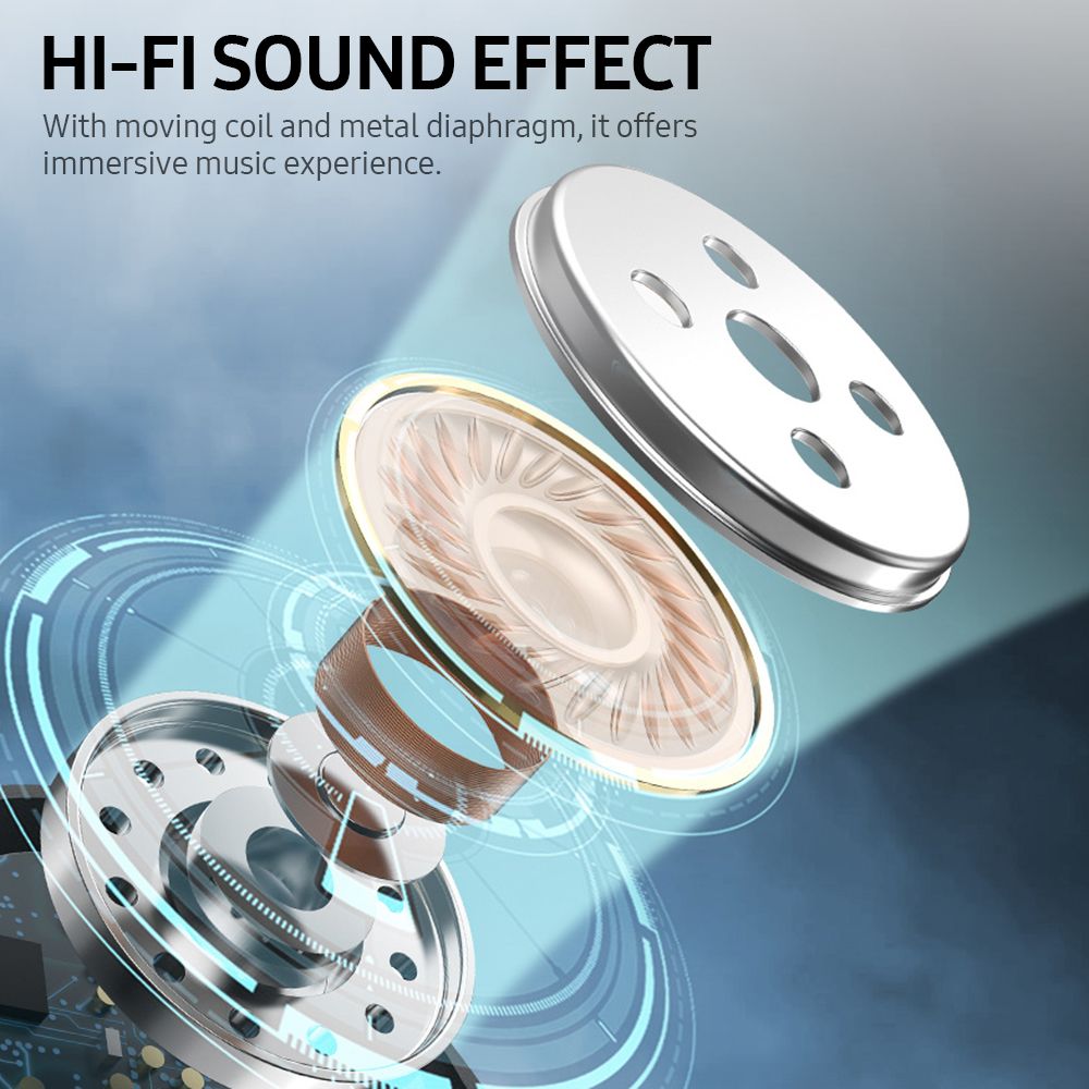 BT 5.0 Headset Lightweight Sports Headphone Support TF Card Playing FM Mode Hi-Fi Sound Effect Noise Reduction, Grey