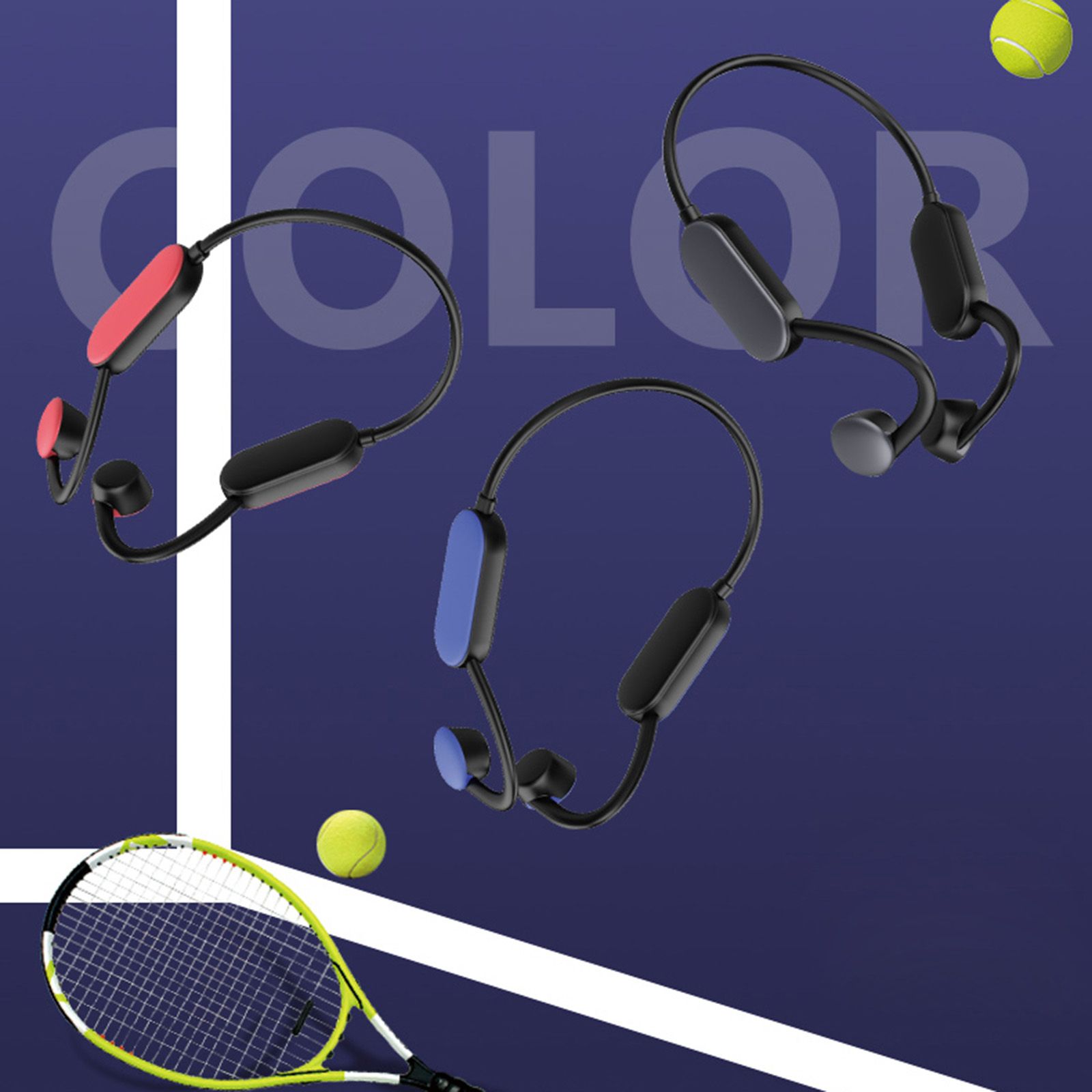 Q50 Bone Conduction Headphones 8GB MP3 Player IPX8 Waterproof Swimming Sports Headset Wireless BT5.0 Earphone Hands-free with Microphone