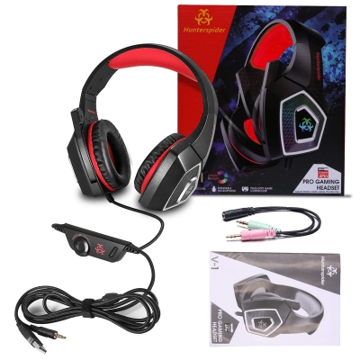 hunterspider V1 gaming headset  blue