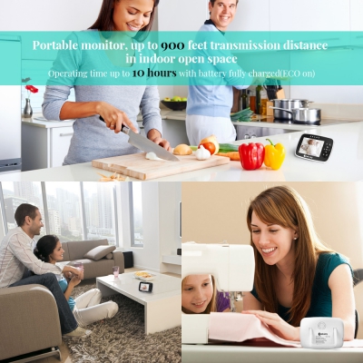 COOKJOY SM35RX Video Baby Monitor