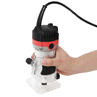 800W 35000rpm Woodworking Electric Trimmer Wood Milling Engraving Slotting Trimming Machine