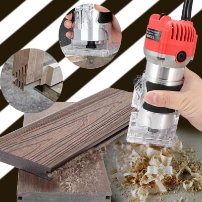 800W Electric Hand Trimmer Router Wood Carving Machine