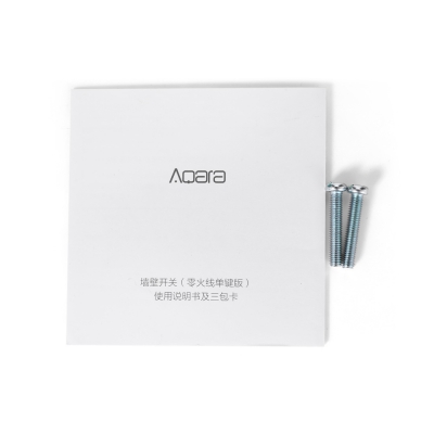 Aqara Smart Light Control Fire Wire and Zero Line Single Key Version